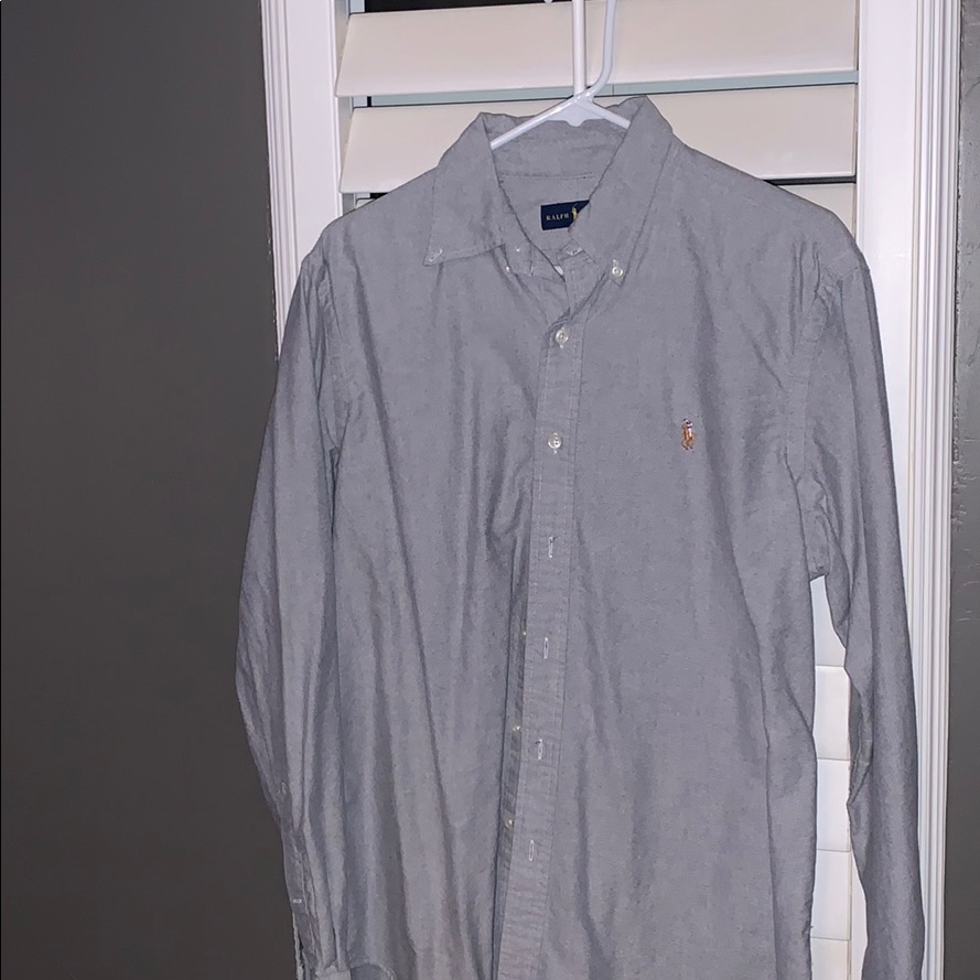 Gray Polo Button Down